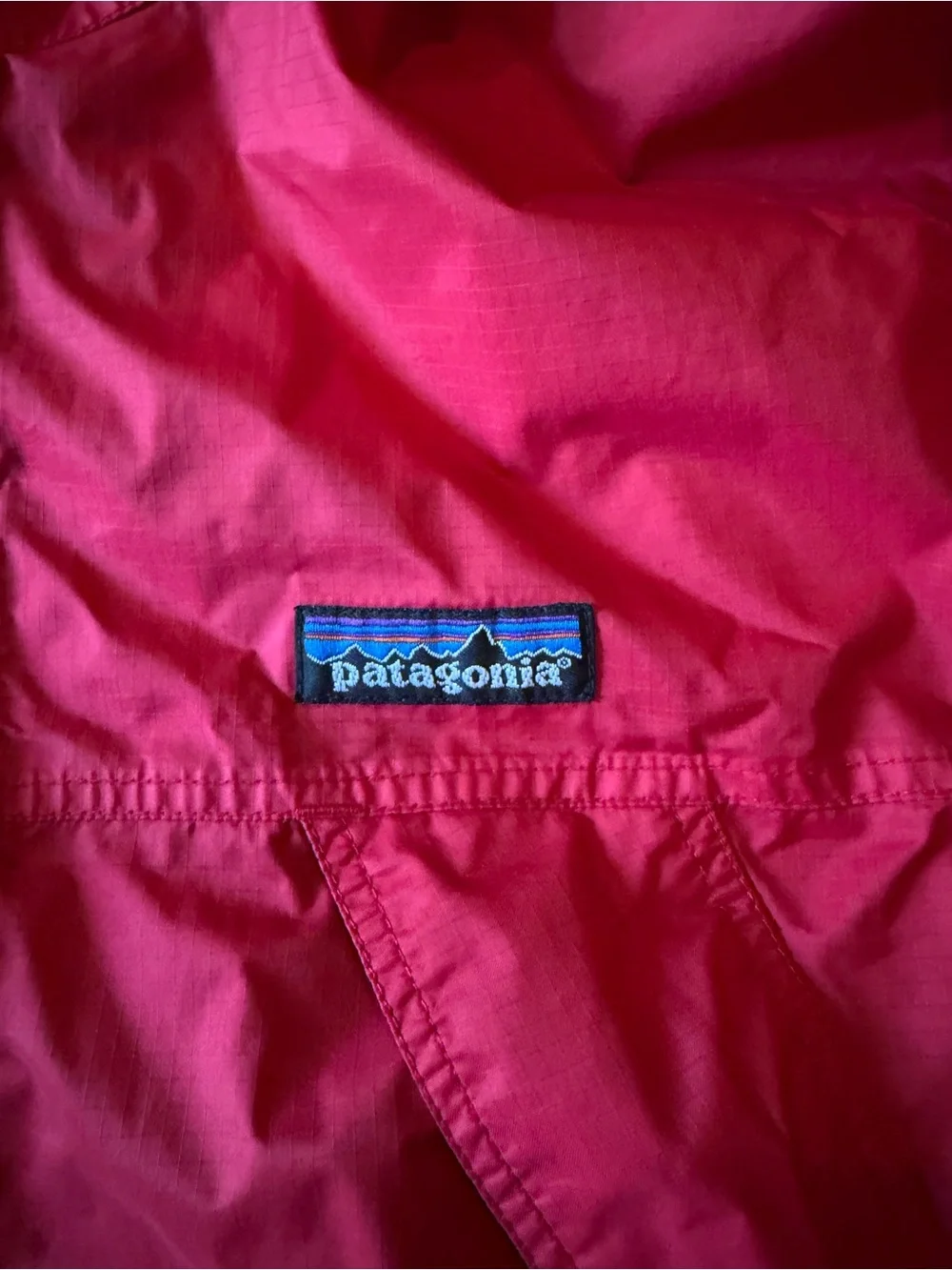 Vintage Patagonia Stick Figure Skier All Terrain Jacket Kids 12 Red 80s EUC
